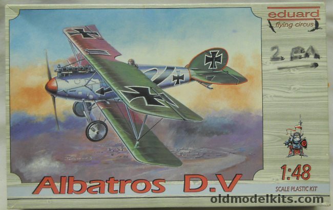 Eduard 1/48 TWO KITS Albatros D-V - 'Blitz' of von Hippel Jasta 5 / Goring of Jasta 27 - (D.V), 8013 plastic model kit